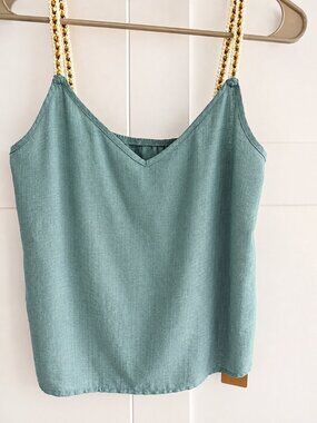 SHEIN Frenchy Braided Strap Tank Top - Size Small NWT